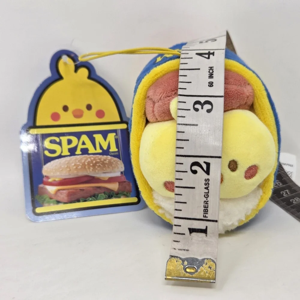 Stuffed‎ Animal Plush Toy - Official SPAM Musubi Blanket Chickiroll Plush 4''